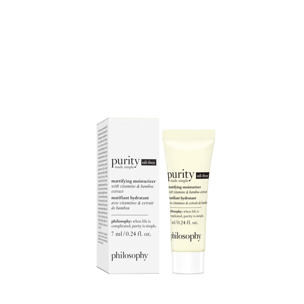 oil-free mattifying moisturizer sample