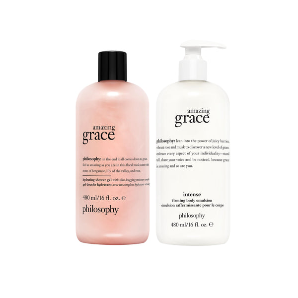 amazing grace 護膚乳液&沐浴啫喱套組