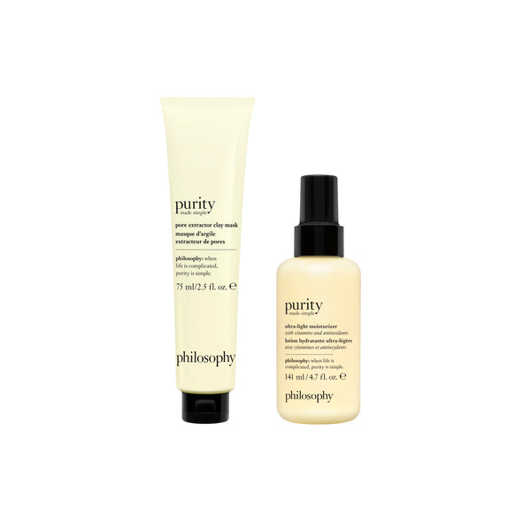 purity  潔净面膜&保濕乳霜（oil-free）套組